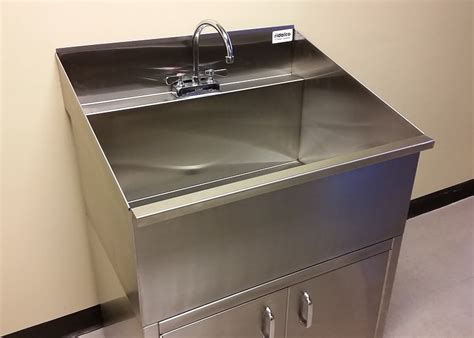 commercial kitchen stainless steel sink cabinet|stainless utility sink with cabinet.